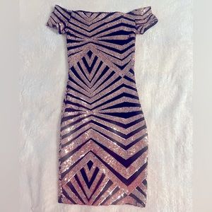 Windsor off the shoulder party dress